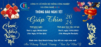 THÔNG BÁO LỊCH NGHỈ TẾT NGUYÊN ĐÁN 2024